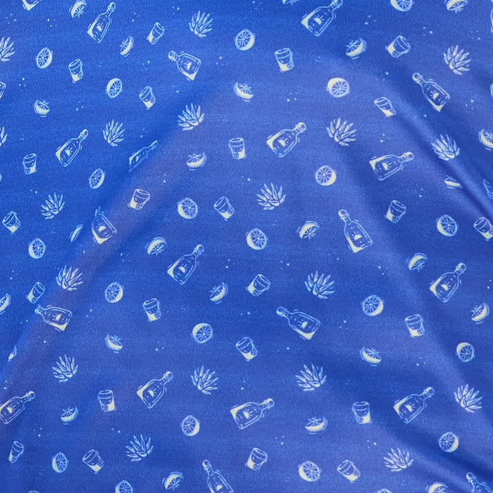 Featherweight Flex Polo Tequila Shot Blue