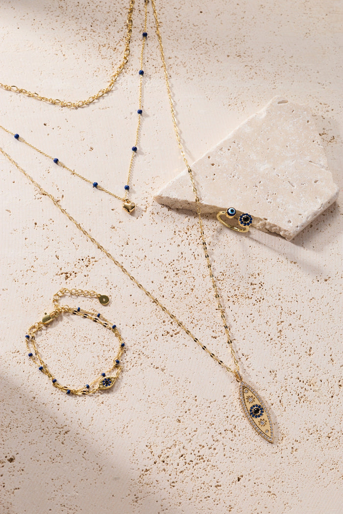 Festival Stranded™ Evil Eye Necklace