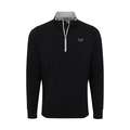 Florida Atlantic DriRelease® Performance Pullover Black with Light Grey Trim