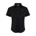 Florida Atlantic Women's Cap Sleeve Semi Spread Polo Black
