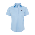 Florida Atlantic Women's Cap Sleeve Semi Spread Polo Sky Blue