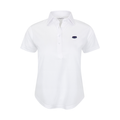 Florida Atlantic Women's Cap Sleeve Semi Spread Polo White