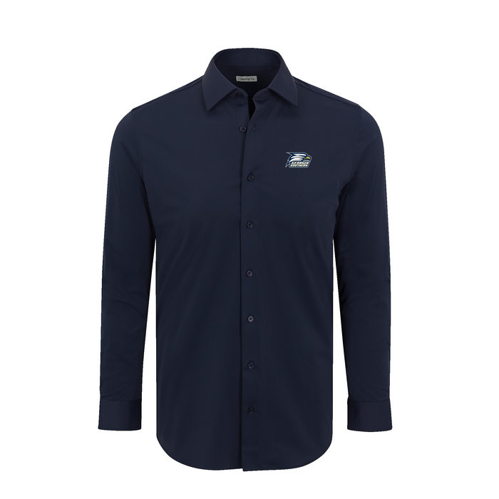 Georgia Southern Apex Performance Dress Shirt Navy