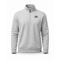 Georgia Southern Heather Cloud Cotton Quarter Zip Pullover Light Grey