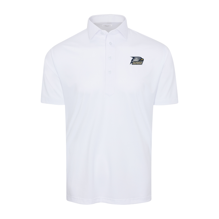 Georgia Southern Semi-Spread Collar Polo White