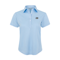 Georgia Southern Women's Cap Sleeve Semi Spread Polo Sky Blue