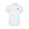 Georgia Southern Women's Cap Sleeve Semi Spread Polo White