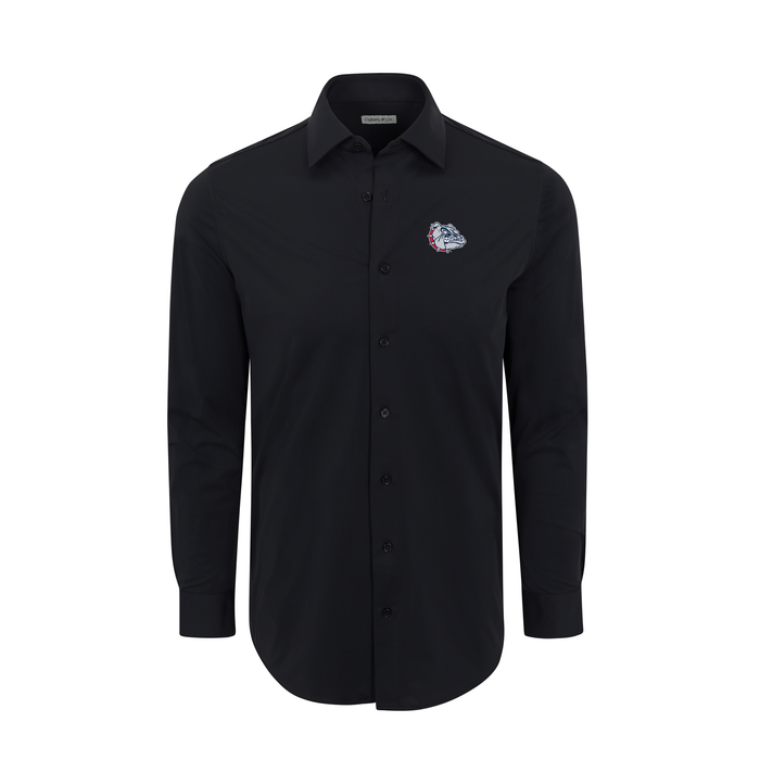 Gonzaga Apex Performance Dress Shirt Black