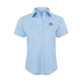 Gonzaga Women's Cap Sleeve Semi Spread Polo Sky Blue