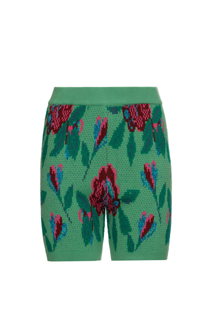 Green Sequence Shorts