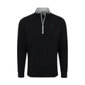 Greenwich Sound Polo DriRelease® Performance Pullover Black with Light Grey Trim