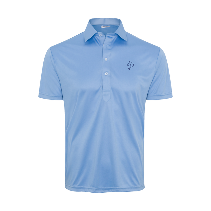 Greenwich Sound Polo Semi-Spread Collar Polo French Blue