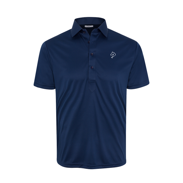 Greenwich Sound Polo Semi-Spread Collar Polo Navy