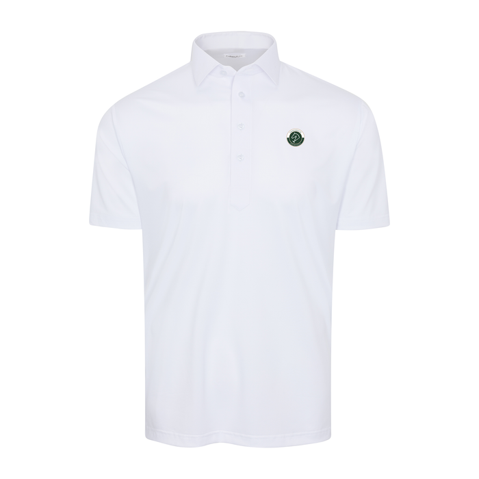 Greenwich Sound Polo Semi-Spread Collar Polo White
