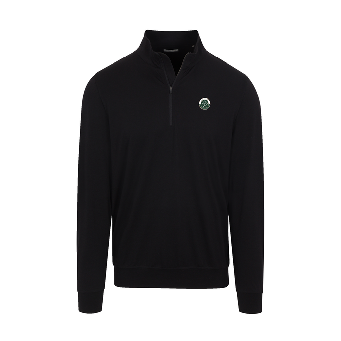 Greenwich Sound Polo Velocity Performance Quarter Zip Black