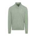 Greenwich Sound Polo Velocity Performance Quarter Zip Light Green