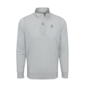 Greenwich Sound Polo Velocity Performance Quarter Zip Light Grey