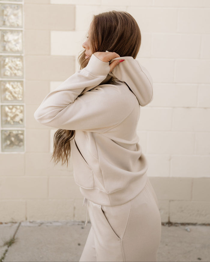 Harlow Set Active Pants 2pcs Outfit - Taupe