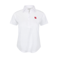 Houston Women's Cap Sleeve Semi Spread Polo White
