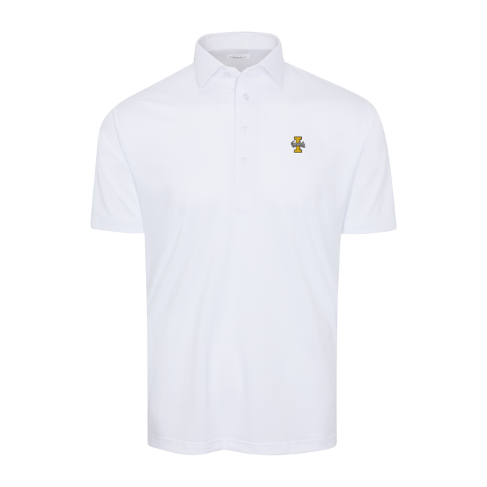 Idaho Semi-Spread Collar Polo White