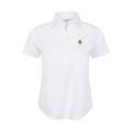 Idaho Women's Cap Sleeve Semi Spread Polo White