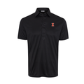 Illinois Semi-Spread Collar Polo Black