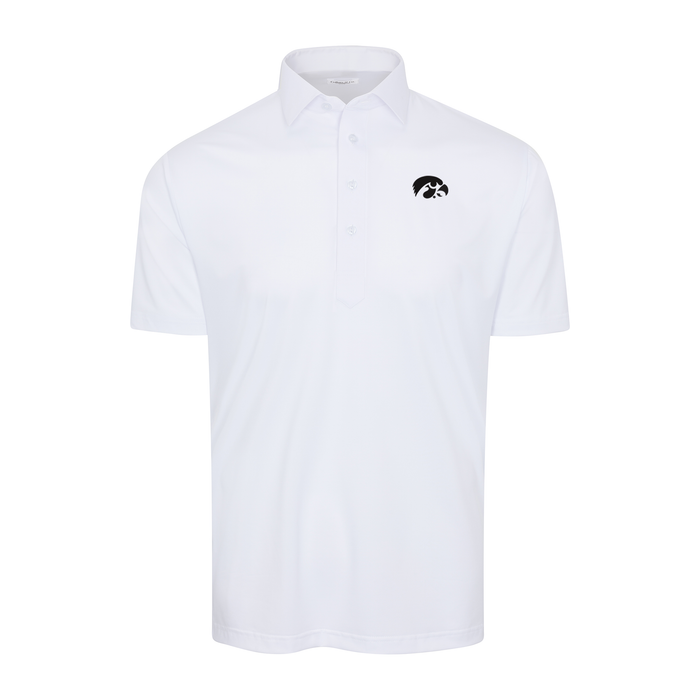 Iowa Semi-Spread Collar Polo White