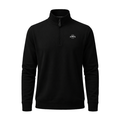 Iowa State Cloud Cotton Quarter Zip Pullover Black