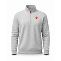 Iowa State Heather Cloud Cotton Quarter Zip Pullover Light Grey