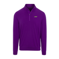 James Madison Velocity Performance Quarter Zip Purple