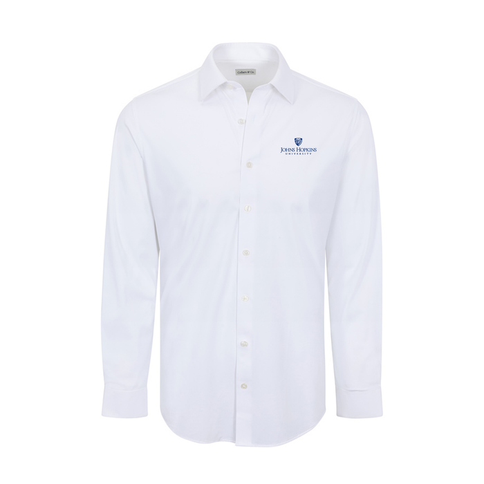 Johns Hopkins Apex Performance Dress Shirt White