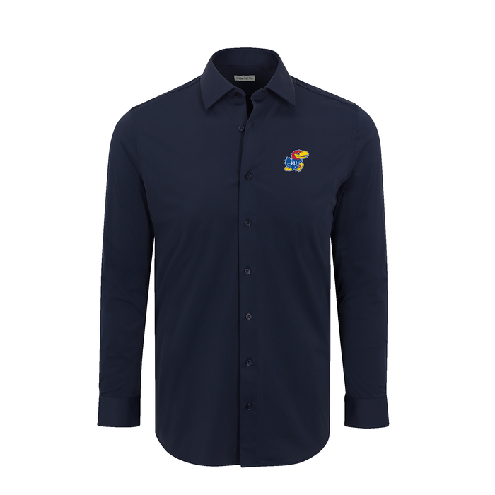 Kansas Apex Performance Dress Shirt Navy