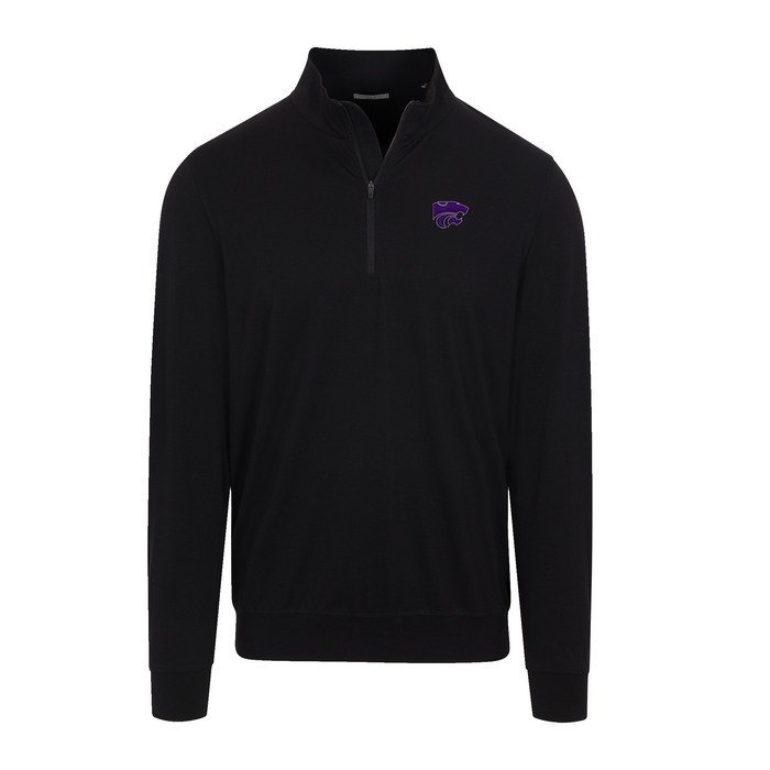 Kansas State Velocity Performance Quarter Zip Black