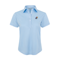 Kansas Women's Cap Sleeve Semi Spread Polo Sky Blue