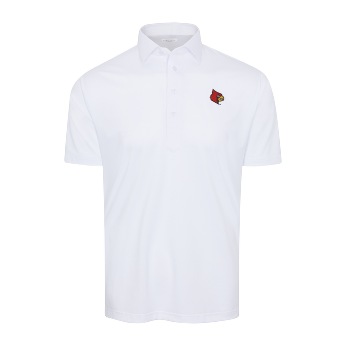 Louisville Semi-Spread Collar Polo White