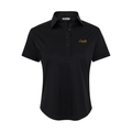 Loyola Chicago Women's Cap Sleeve Semi Spread Polo Black