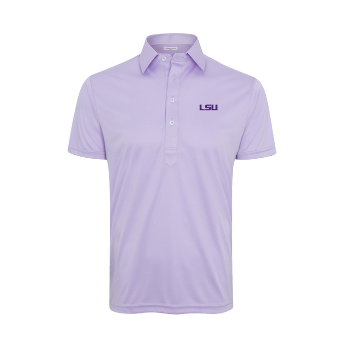 LSU Semi-Spread Collar Polo Lavender