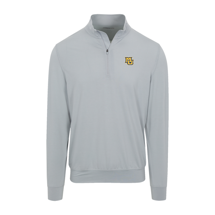 Marquette Velocity Performance Quarter Zip Light Grey
