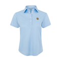 Marquette Women's Cap Sleeve Semi Spread Polo Sky Blue