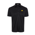 Michigan Semi-Spread Collar Polo Black