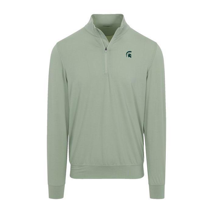 Michigan State Velocity Performance Quarter Zip Light Green