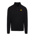 Michigan Velocity Performance Quarter Zip Black