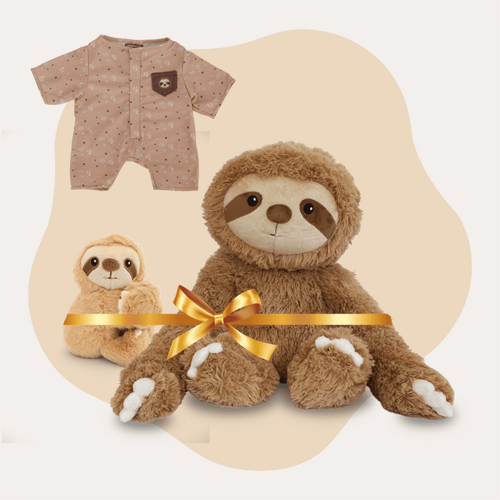 Mini & Grote Luiaard & Kleding - Je bespaart €20