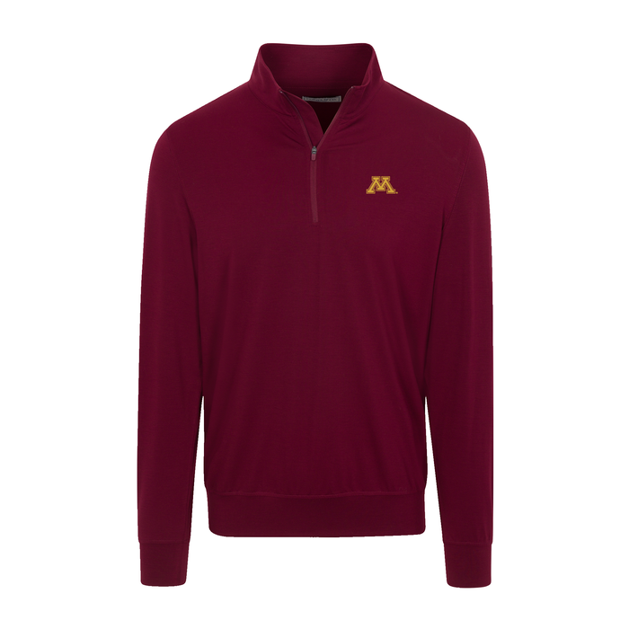 Minnesota Velocity Performance Quarter Zip Maroon