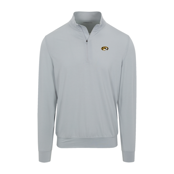 Missouri Velocity Performance Quarter Zip Light Grey