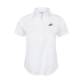 Montana State Women's Cap Sleeve Semi Spread Polo White