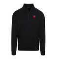 Nebraska Velocity Performance Quarter Zip Black