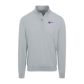 New York University Velocity Performance Quarter Zip Light Grey
