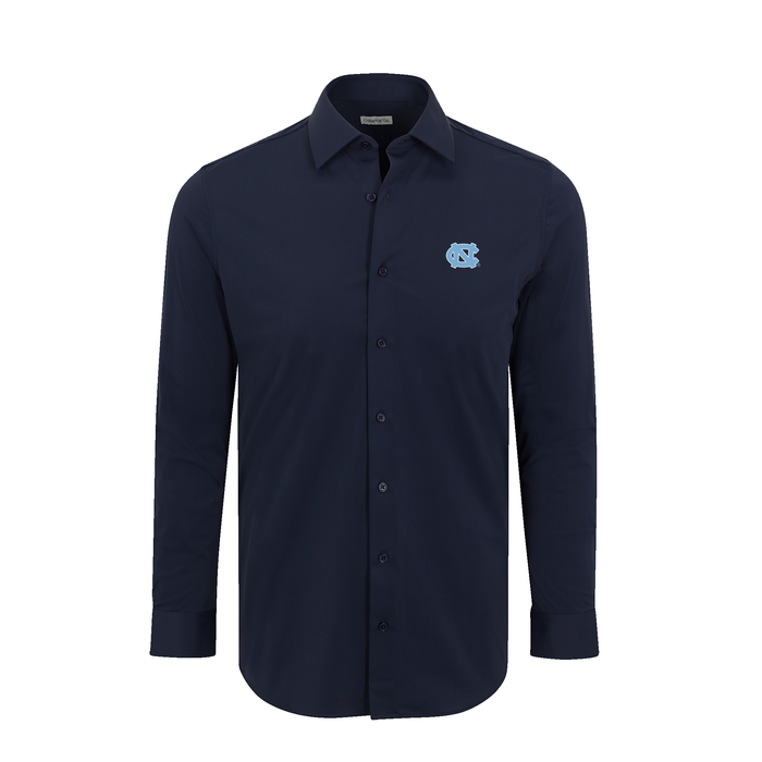 North Carolina Apex Performance Dress Shirt Navy