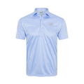 North Carolina Semi-Spread Collar Polo Blue Houndstooth